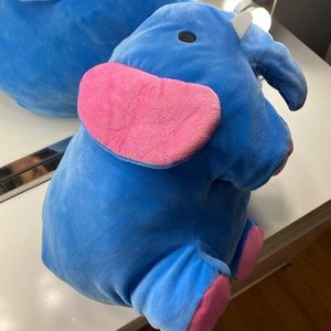 Japanese Round 1 Plushies Blue Elephant